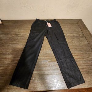 Quince Black Straight Leg Pants